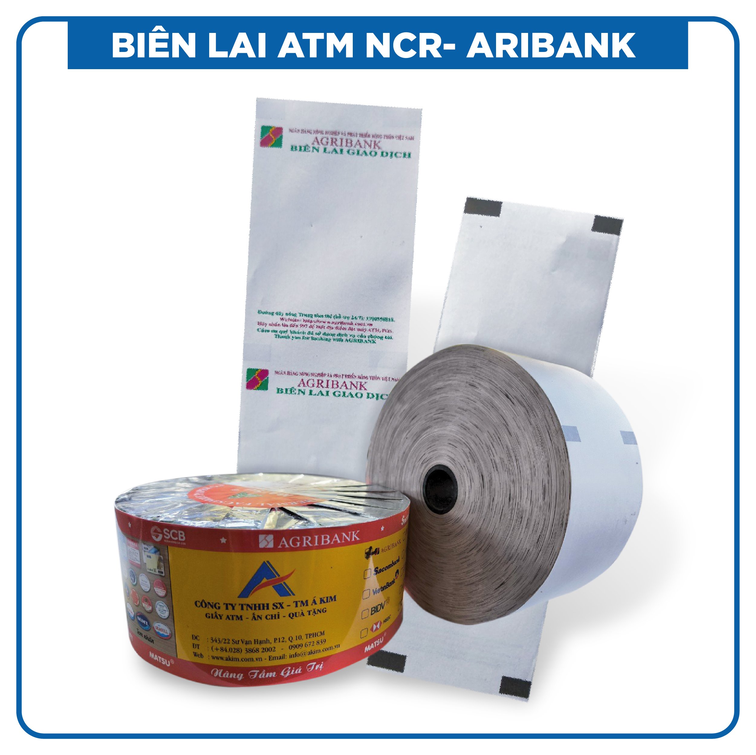 Biên lai ATM NCR - Agribank