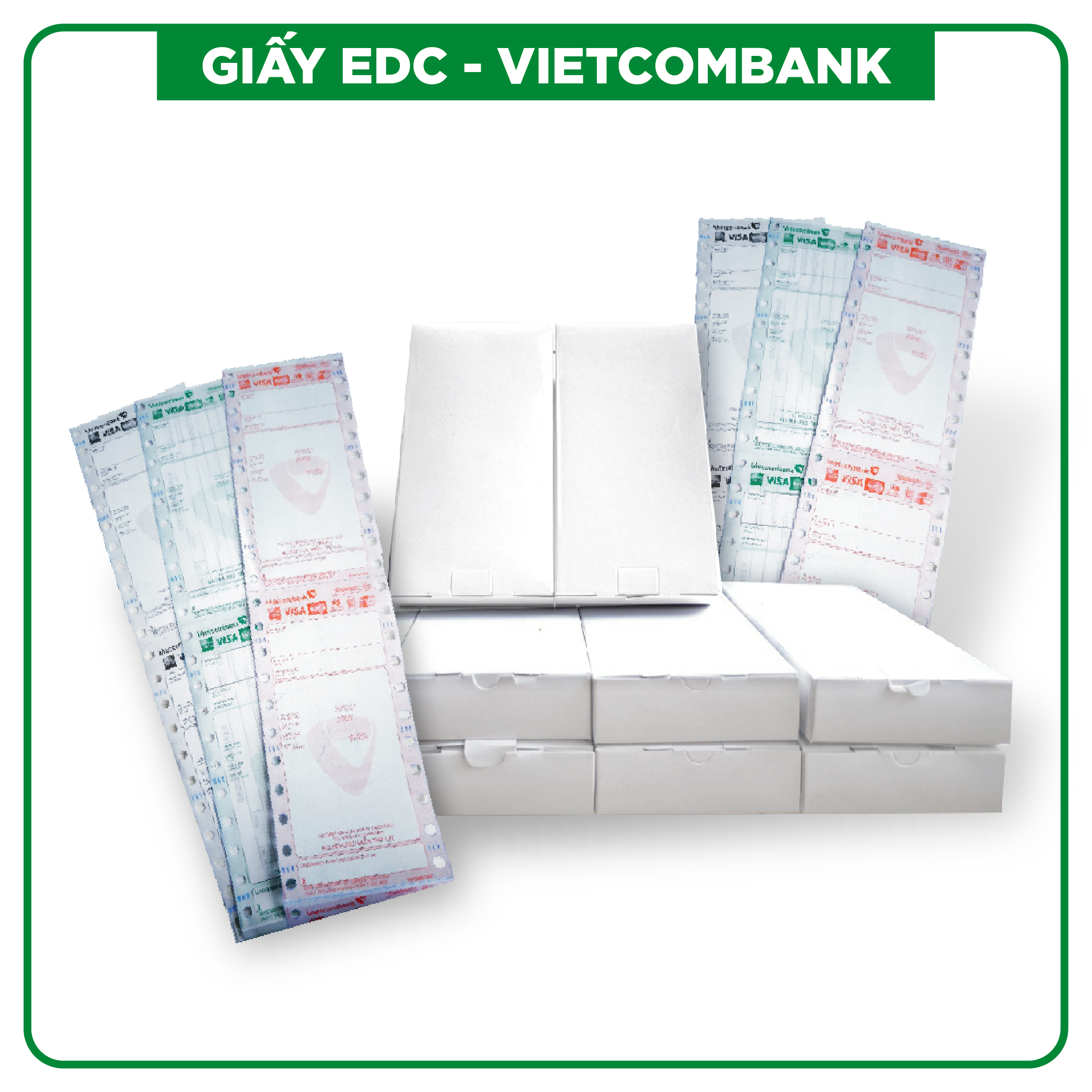 Giấy in hóa đơn EDC Vietcombank